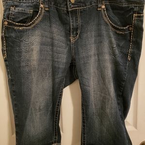 AMETHYST Crop Jeans Sz 20